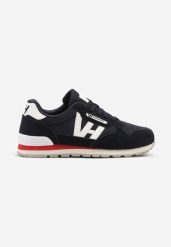 Granatowe Buty Sportowe Sneakersy z Geometrycznym Wzorem Reolita. Niebieskie buty sportowe casual Born2be, bez wzorów, bez zapięcia. W wyprzedaży za 127.99 zł.