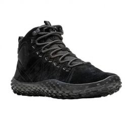 Buty trekkingowe męskie Merrell Wrapt Mid Wp. Czarne trekkingi Merrell, bez wzorów, z gumy, za kostkę, bez zapięcia. Za 702.00 zł.