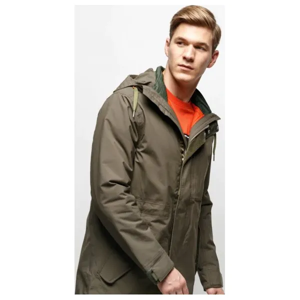 Timberland Kurtka Dv Snowdon Peak 3In1 Fishtail Parka , zielony, rozmiar M. Zielone kurtki Timberland, m, bez wzorów, z bawełny, bez kaptura. Za 1,599.99 zł.