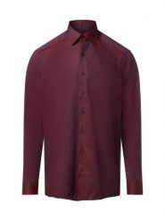 Finshley & Harding Koszula męska - Easy Care Mężczyźni Modern Fit Bawełna czerwony wzorzysty, 44. Czerwone koszule Finshley & Harding, m, bez wzorów, z bawełny, bez kołnierzyka, bez ramiączek. Za 199.95 zł.