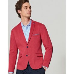 Marynarka z łatami na łokciach slim fit - Pomarańczo. Marynarki marki Reserved. W wyprzedaży za 169.99 zł.