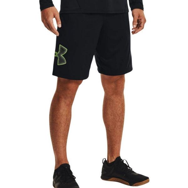Męskie Spodenki Z Grafiką Techniczną. Czarne szorty Under Armour, m, bez wzorów, sportowe. Za 185.99 zł.