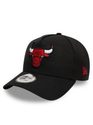 New Era Czapka z daszkiem Chicago Bulls NBA Patch Black 9FORTY A-Frame 60595220 Czarny. Czarne czapki z daszkiem New Era, bez wzorów, z bawełny. Za 99.99 zł.