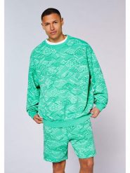 Chiemsee Bluza w kolorze turkusowym rozmiar: XXL. Niebieskie bluzy Chiemsee, xxl, bez wzorów, z bawełny, bez kaptura. Za 134.95 zł.