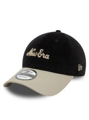 New Era Czapka z daszkiem Script Cord 9TWENTY 60580826 Czarny. Czarne czapki z daszkiem New Era, bez wzorów, z bawełny. Za 89.99 zł.