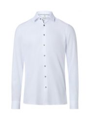 Olymp Level Five Koszula Mężczyźni Super Slim Fit Bawełna biały, 42. Białe koszule OLYMP Level Five, m, bez wzorów, z bawełny, bez kołnierzyka, bez ramiączek. Za 329.95 zł.