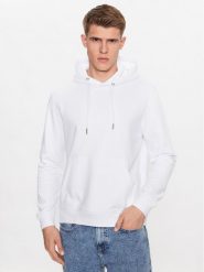 KARL LAGERFELD Bluza 705402 533910 Biały Regular Fit. Białe bluzy KARL LAGERFELD, m, bez wzorów, z bawełny, bez kaptura. Za 579.99 zł.