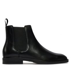Trzewiki Vagabond Shoemakers. Czarne botki sznurowane Vagabond Shoemakers, bez wzorów, bez obcasa, bez zapięcia. Za 819.99 zł.