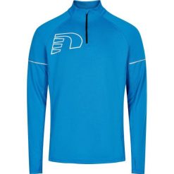 Bluza Newline core zip neck. Niebieskie bluzy Newline, m, bez wzorów, bez kaptura. W wyprzedaży za 252.25 zł.