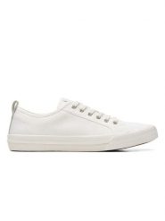 Clarks Sneakersy w kolorze białym rozmiar: 44,5. Białe buty sportowe casual Clarks, bez wzorów, bez zapięcia. Za 134.22 zł.