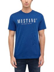 Mustang Koszulka w kolorze niebieskim rozmiar: XXL. Niebieskie bezrękawniki Mustang, xxl, bez wzorów, z bawełny, bez kołnierzyka, bez ramiączek. Za 61.89 zł.