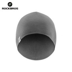 Czapka rowerowa, do biegania, sportowa, pod kask, elastyczna ROCKBROS wełna. Szare bielizna termoaktywna ROCKBROS, na zimę, l, bez wzorów, z elastanu, bez ramiączek, do biegania. Za 42.99 zł.