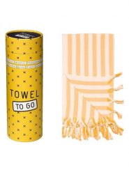 Samimi Chusta hammam "Demeter" w kolorze kremowo-żółtym - 180 x 100 cm rozmiar: onesize. Brązowe szaliki Samimi, bez wzorów, z bawełny. Za 60.99 zł.