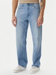 Calvin Klein Jeans Jeansy 90's LV04RB706G Niebieski Straight Fit. Niebieskie jeansy Calvin Klein Jeans, m. Za 319.99 zł.