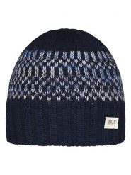Barts Czapka "Mayels" w kolorze granatowo-białym rozmiar: onesize. Białe czapki zimowe Barts, z aplikacjami, z bawełny. Za 88.85 zł.