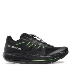 Buty do biegania Salomon. Czarne buty do biegania Salomon, bez wzorów, bez zapięcia, do biegania. Za 419.99 zł.