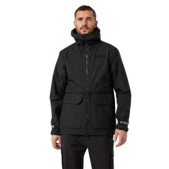 Kurtka Helly Hansen patrol transition. Czarne kurtki Helly Hansen, xl, bez wzorów, bez kaptura. W wyprzedaży za 861.45 zł.