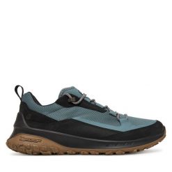 Trekkingi ECCO. Niebieskie buty trekkingowe ecco, bez wzorów, bez zapięcia. Za 739.99 zł.
