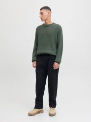 Jack & Jones Sweter w kolorze zielonym rozmiar: M. Zielone swetry nierozpinane Jack & Jones, m, bez wzorów, bez kołnierzyka, bez ramiączek. Za 129.95 zł.