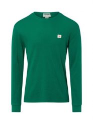 Calvin Klein Jeans koszula z długim rękawem Mężczyźni zielony, L. Zielone koszule Calvin Klein Jeans, l, z aplikacjami, z jeansu, bez kołnierzyka, bez ramiączek. Za 179.95 zł.