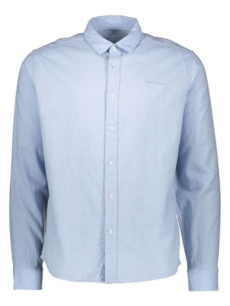 Pepe Jeans Koszula w kolorze błękitnym rozmiar: L. Niebieskie koszule Pepe Jeans, l, bez wzorów, z jeansu, bez kołnierzyka, bez ramiączek. Za 175.26 zł.