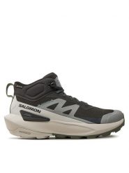 Salomon Trekkingi Elixir Activ Mid Gore-Tex L47457000 Szary. Szare botki sznurowane Salomon, bez wzorów, z gore-texu, bez obcasa, bez zapięcia. Za 799.99 zł.