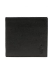 Polo Ralph Lauren Portfel męski 405914235002 Czarny. Czarne portfele Polo Ralph Lauren, bez wzorów, ze skóry. Za 339.99 zł.