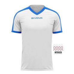 T-shirt Givova Revolution Sport 3XL Biało-Niebieski Unisex. Niebieskie t-shirty sportowe Givova, bez wzorów, bez ramiączek, do biegania. Za 122.99 zł.