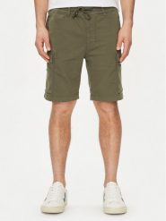 Pepe Jeans Szorty materiałowe Gymdigo Cargo Short PM801077 Khaki Regular Fit. Brązowe szorty Pepe Jeans, m, bez wzorów, z bawełny. Za 239.99 zł.