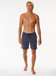 Rip Curl Szorty kąpielowe "Hula Breach Volley" w kolorze granatowym rozmiar: M. Niebieskie kąpielówki Rip Curl, m, bez wzorów, z materiału. Za 113.90 zł.