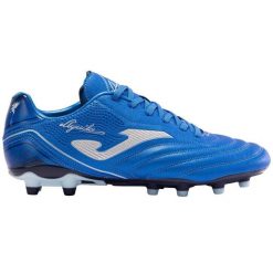 Buty do piłki nożnej dla dorosłych Joma Aguila FG lanki treningowe z Exo Counter. Czarne buty treningowe Joma, bez wzorów, z gumy, do piłki nożnej. Za 129.99 zł.