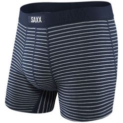SAXX Bokserki męskie Undercover Boxer Brief Navy Skp St (rozmiar L). Niebieskie bielizna termoaktywna Saxx, l, bez wzorów. W wyprzedaży za 95.00 zł.