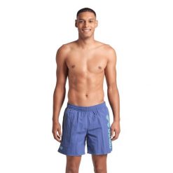 Spodenki plażowe Arena Logotype Beach Boxer. Niebieskie szorty Arena, l, bez wzorów, z materiału. Za 129.99 zł.