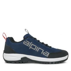 Trekkingi Alpina. Niebieskie buty trekkingowe Alpina, bez wzorów, bez zapięcia. Za 289.99 zł.