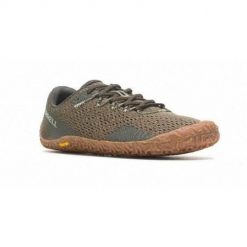 Buty do biegania męskie Merrell Vapor Glove 6. Brązowe buty do biegania Merrell, bez wzorów, z materiału, bez zapięcia, do biegania. Za 521.00 zł.