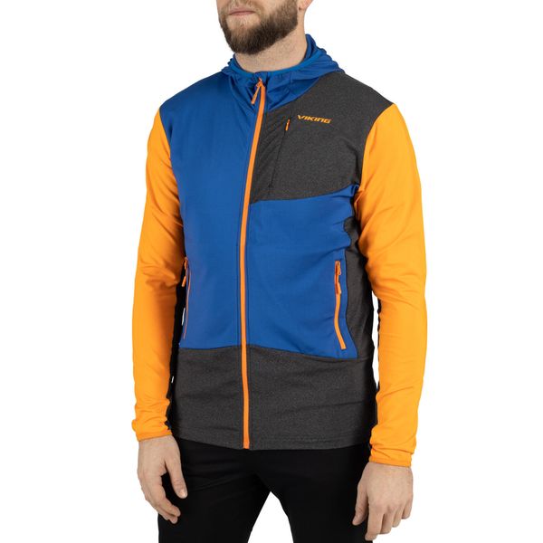 Bluza do biegania męska z kapturem Viking Tacoma Hoodie Man. Czarne bluzy z kapturem Viking, m, bez wzorów, z elastanu, z kapturem. Za 199.90 zł.