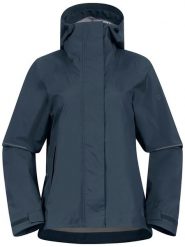 Bergans Kurtka przeciwdeszczowa w kolorze granatowym rozmiar: XS. Niebieskie kurtki outdoor i hardshell Bergans, s, bez wzorów, bez kaptura. Za 393.68 zł.