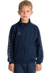 Kurtka dresowa Erima Essential Team Multicolor Junior. Niebieskie kurtki Erima, s, bez wzorów, z dresówki, bez kaptura. Za 300.99 zł.