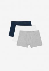 Bokserki sportowe męskie Prosto 3-pack. Białe bokserki Prosto., m, bez wzorów, z bawełny. Za 119.99 zł.
