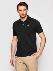 La Martina Polo BPMP01 PK031 Czarny Regular Fit. Czarne koszulki polo La Martina, l, bez wzorów, z bawełny, bez kołnierzyka, bez ramiączek. Za 229.99 zł.