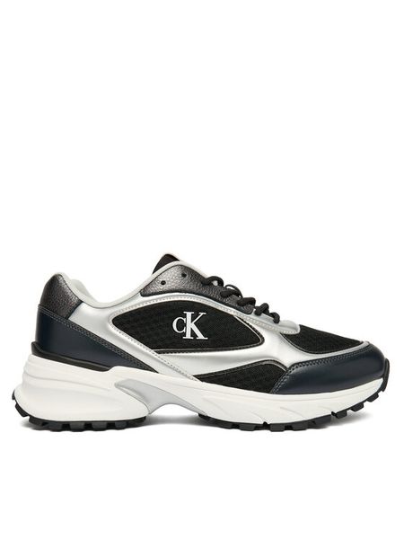Calvin Klein Sneakersy Hike Runner Laceup Mesh Mix Met YM0YM01402 Czarny. Czarne buty sportowe casual CALVIN KLEIN, bez wzorów, z meshu, bez zapięcia. Za 325.99 zł.