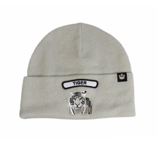 Czapka zimowa beanie Goorin Bros. Soft Rock Tiger 107-1798-SIL. Szare czapki zimowe Goorin Bros, bez wzorów. Za 184.00 zł.