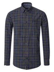 CASAMODA Koszula - Casual fit - w kolorze granatowym rozmiar: XL. Niebieskie koszule CASAMODA, xl, bez wzorów, z bawełny, bez kołnierzyka, bez ramiączek. Za 113.99 zł.