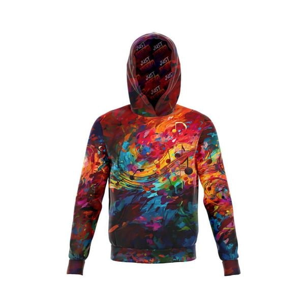 Bluza kangurka sportowa z kapturem unisex wygodna ART MUSIC ABSTRAKT. Bluzy z kapturem JUST HERO, l, bez wzorów, z dzianiny, z kapturem. Za 179.00 zł.