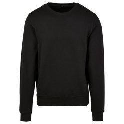 Bluza Unisex Premium Crew Neck Dla Dorosłych. Białe bluzy BUILD YOUR BRAND, m, bez wzorów, bez kaptura. Za 162.99 zł.