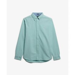 Koszula z długim rękawem Superdry Preppy Oxford. Zielone koszule Superdry, xl, bez wzorów, bez kołnierzyka, bez ramiączek. Za 268.85 zł.