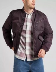 LEE BOMBER JACKET MĘSKA KURTKA PRZEJŚCIOWA VELVET L87GOS74 112321557. Kurtki Lee, l, bez wzorów, bez kaptura. Za 379.99 zł.