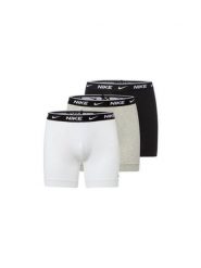 Nike Bokserki w 3-paku Mężczyźni Bawełna czarny|biały|szary, M. Białe bokserki Nike, m, bez wzorów, z bawełny. Za 179.95 zł.