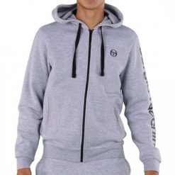 Bluza z kapturem Sergio Tacchini NAMAR. Szare bluzy z kapturem sergio tacchini, m, bez wzorów, z bawełny, z kapturem. Za 244.50 zł.