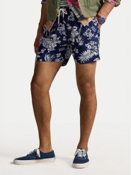 Polo Ralph Lauren Szorty kąpielowe 710963323002 Granatowy Classic Fit. Niebieskie kąpielówki Polo Ralph Lauren, l, bez wzorów, z syntetyku. Za 399.99 zł.